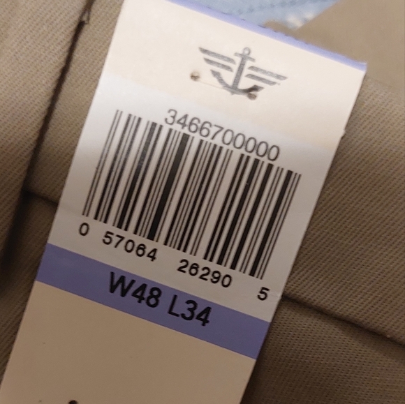 Dockers big&tall classic fit pants nwt size  W48 L34 - Picture 5 of 6